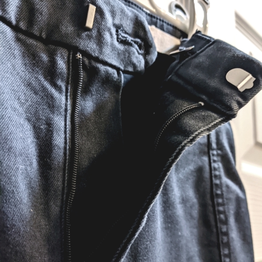 Cotton Pants. Navy Blue. Size 0. - Picture 7 of 11